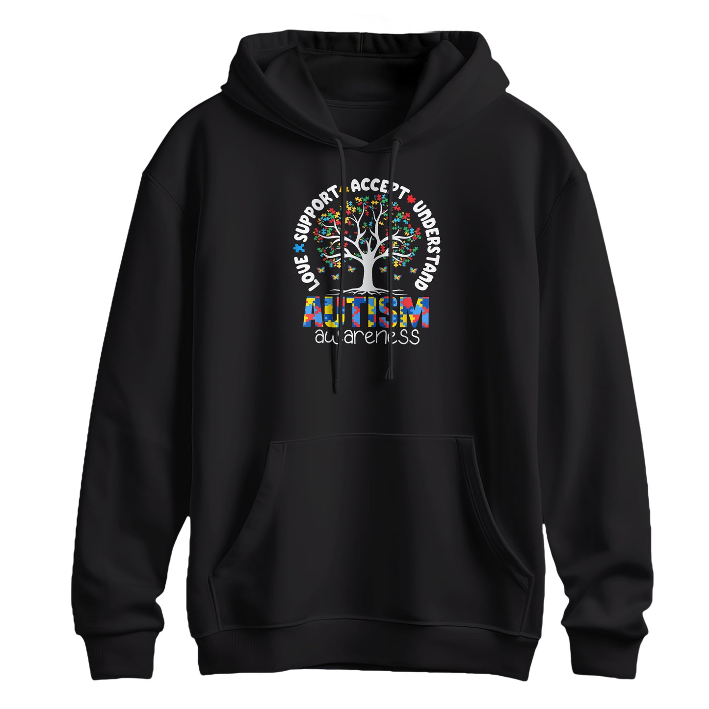 Autism Awareness Tree of Life Support Hoodie