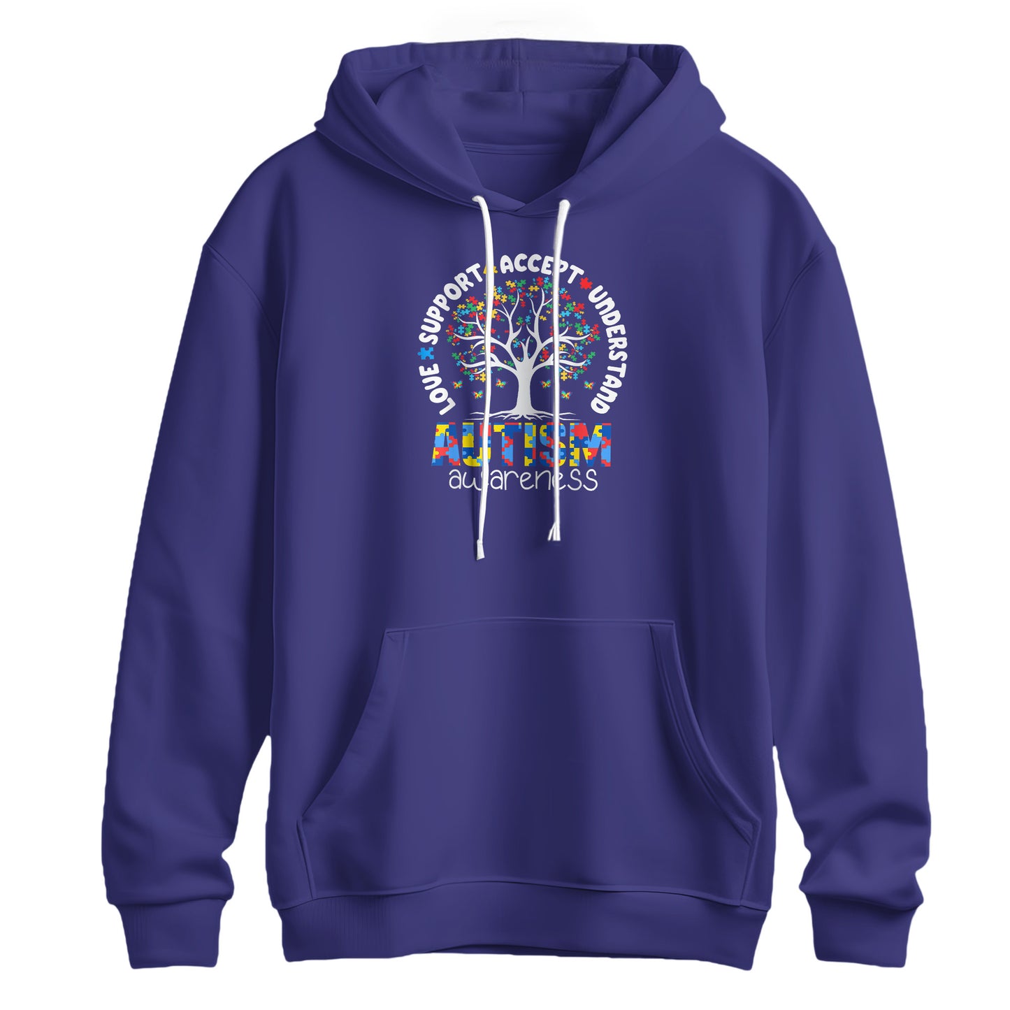 Autism Awareness Tree of Life Support Hoodie