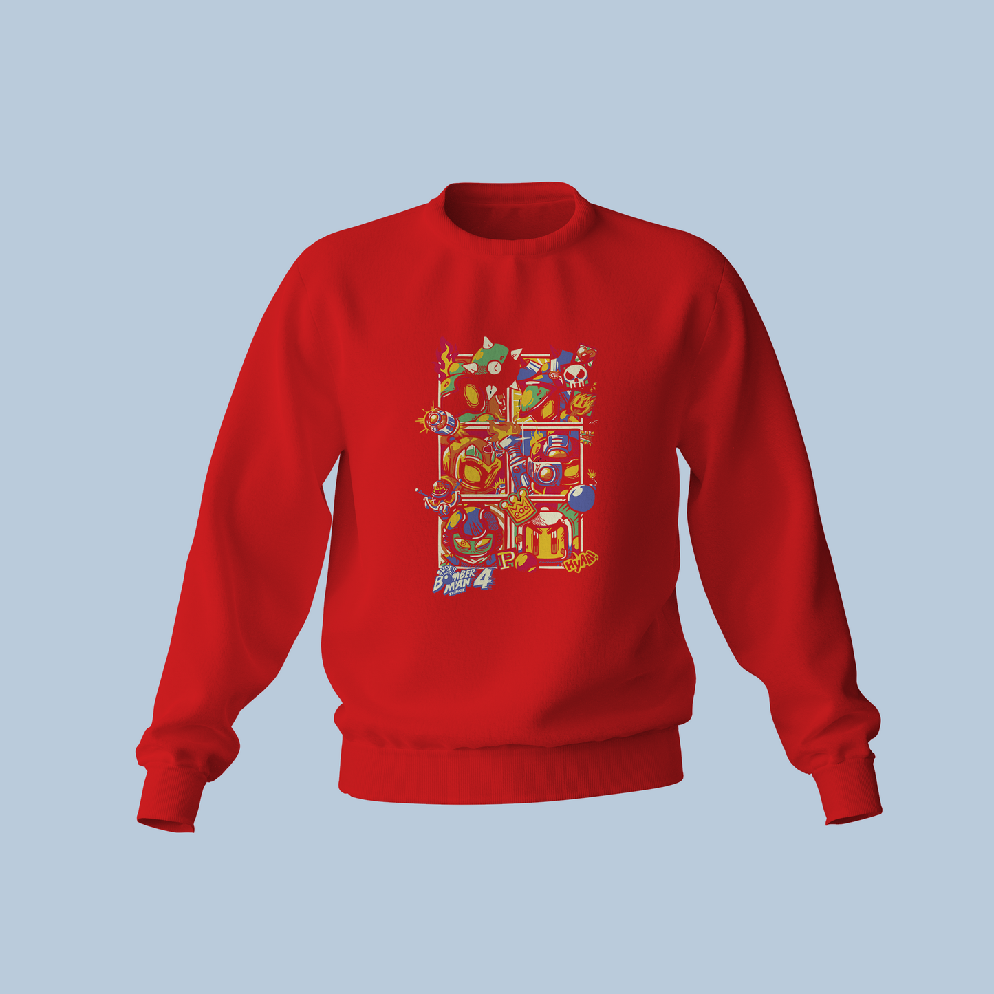 Bomberman 4 Retro Video Game Sweatshirt