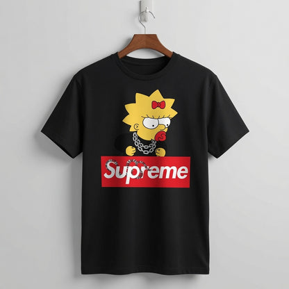 Maggie Simpson "Hypebeast Chain" Graphic Tee