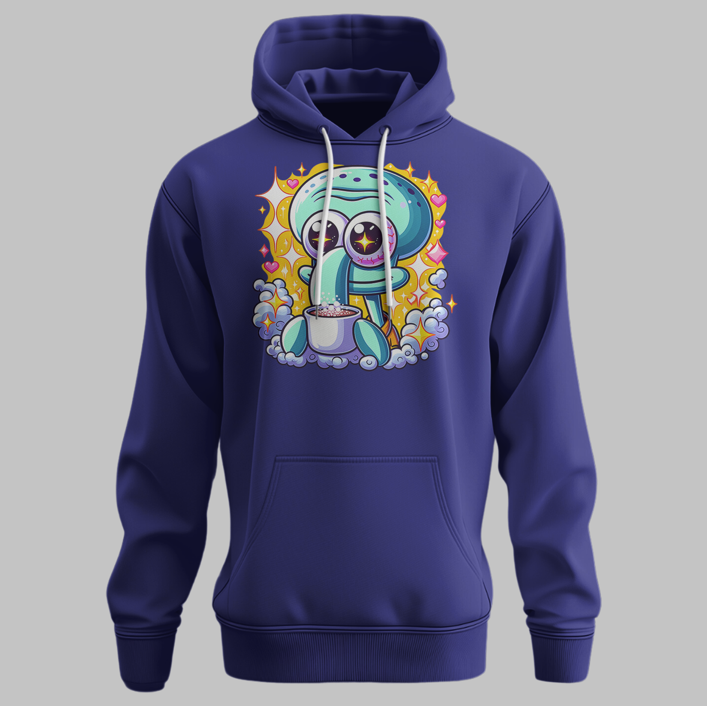 Squidward Graffiti Art Hoodie