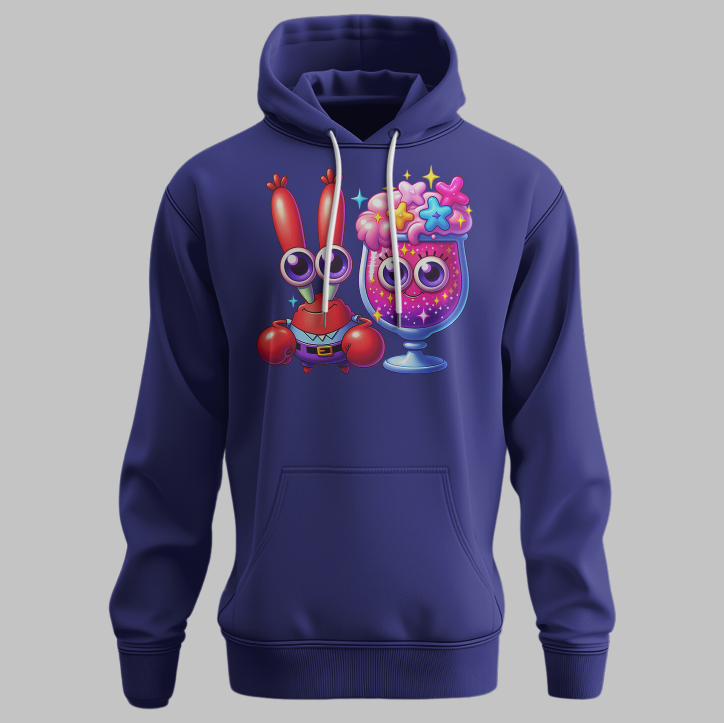 Crab and Cocktail Fun Hoodie