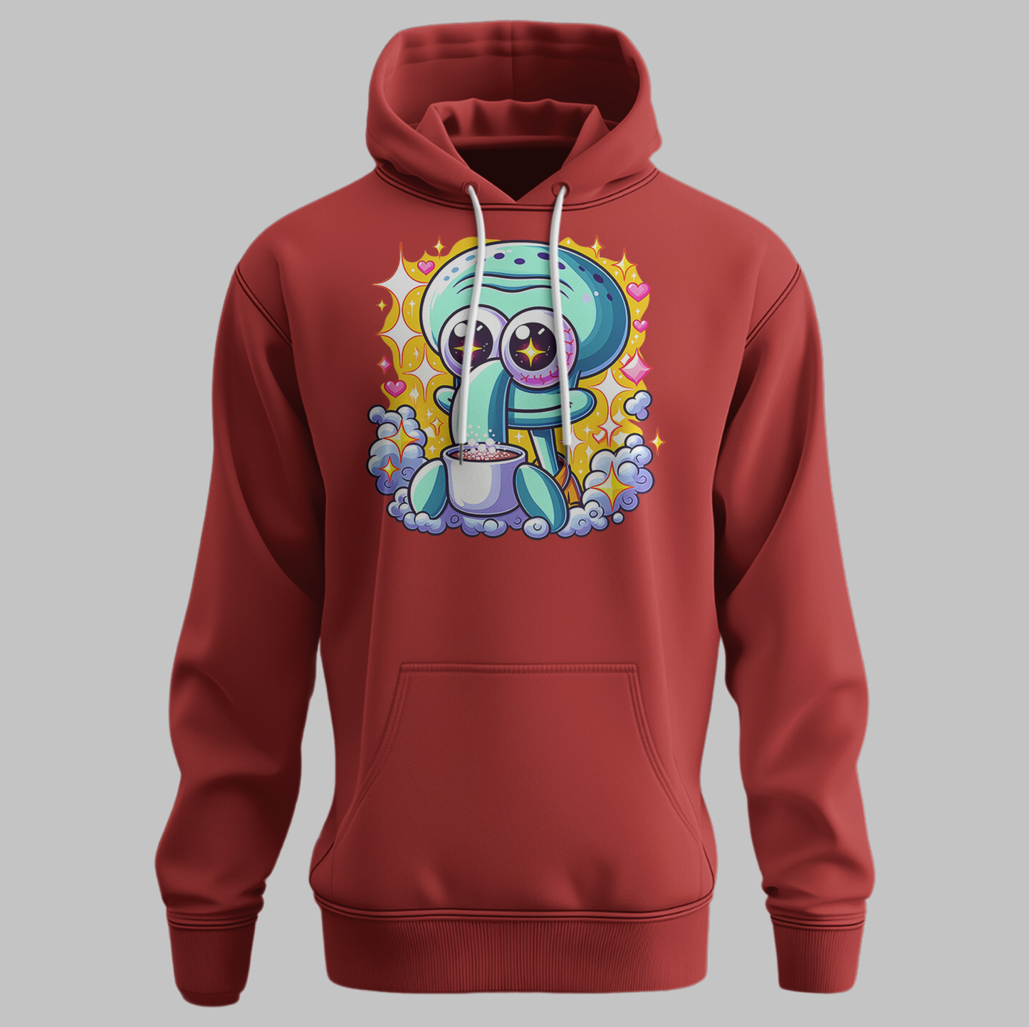 Squidward Graffiti Art Hoodie