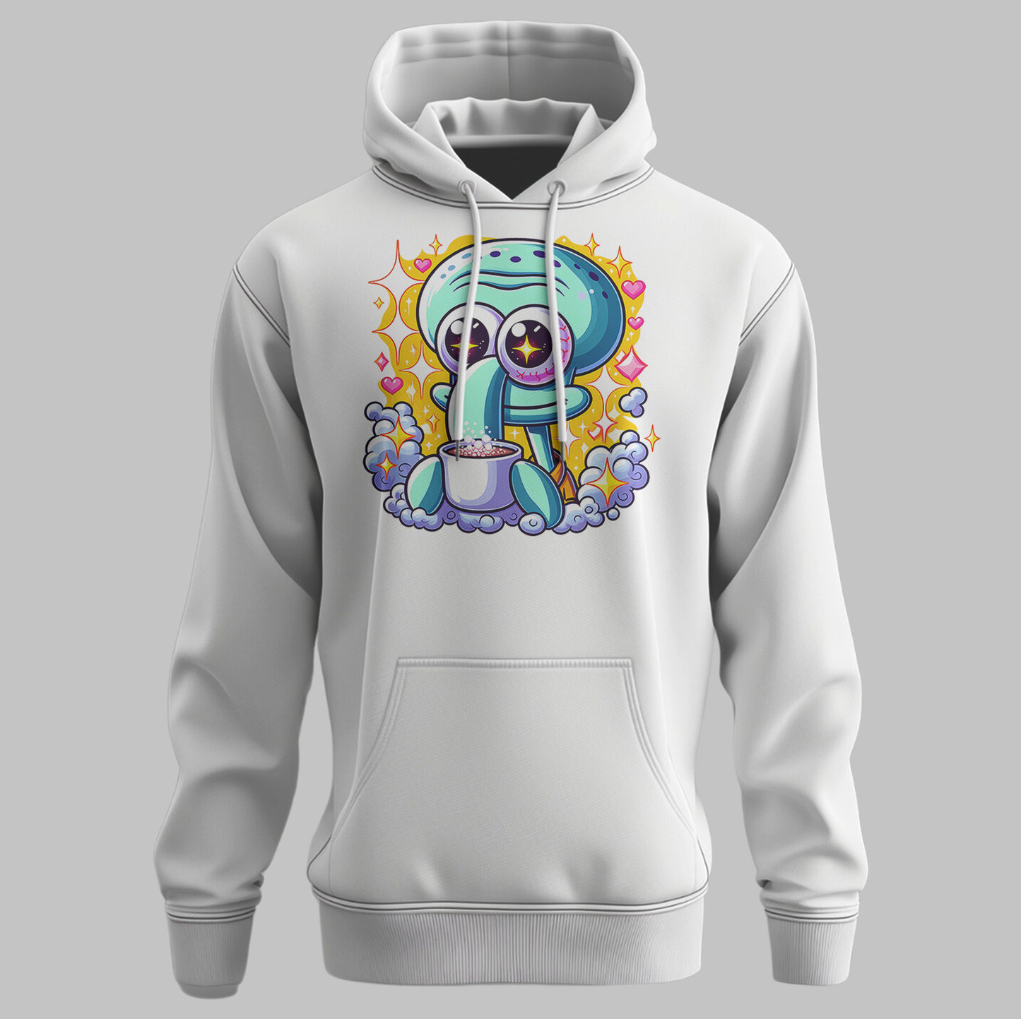 Squidward Graffiti Art Hoodie