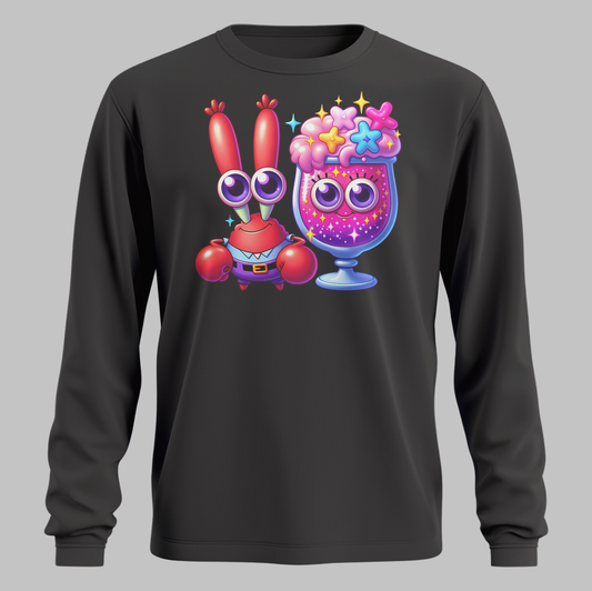 Cosmic Crab Long Sleeve Tee kids sweatshirt