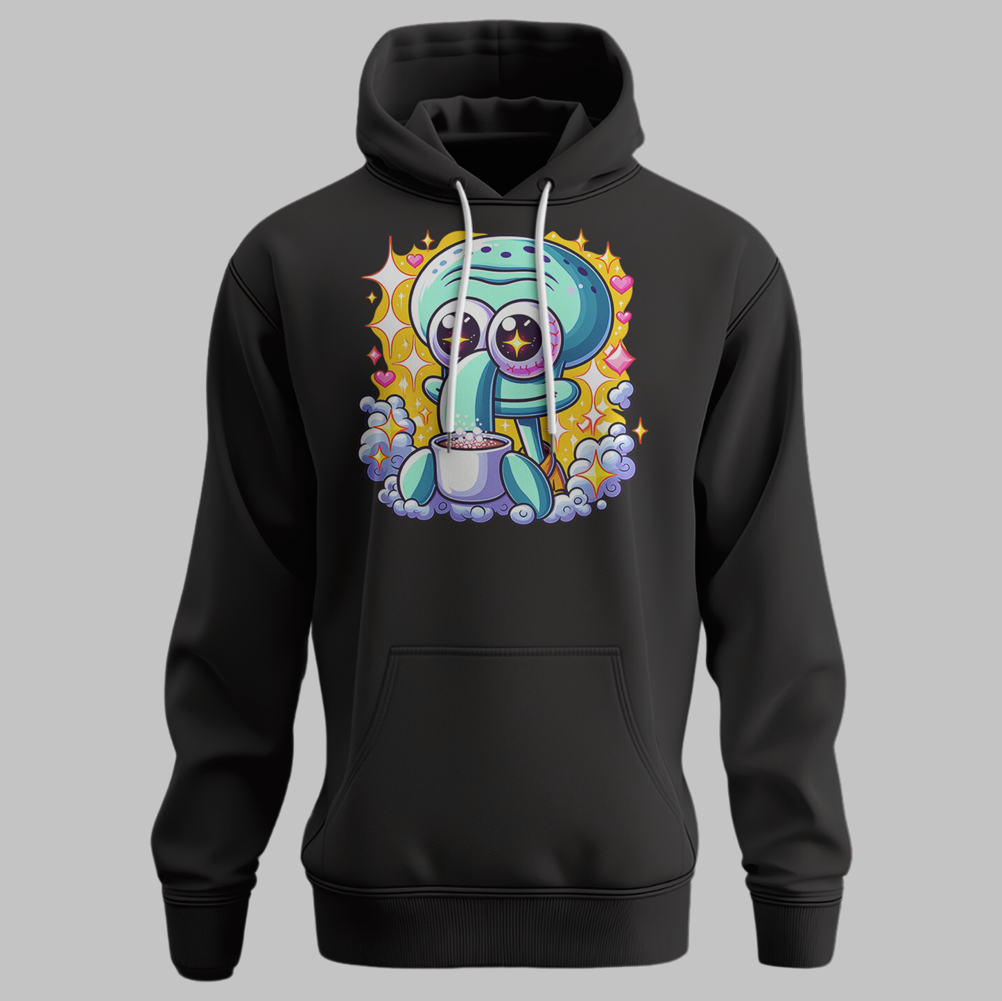 Squidward Graffiti Art Hoodie