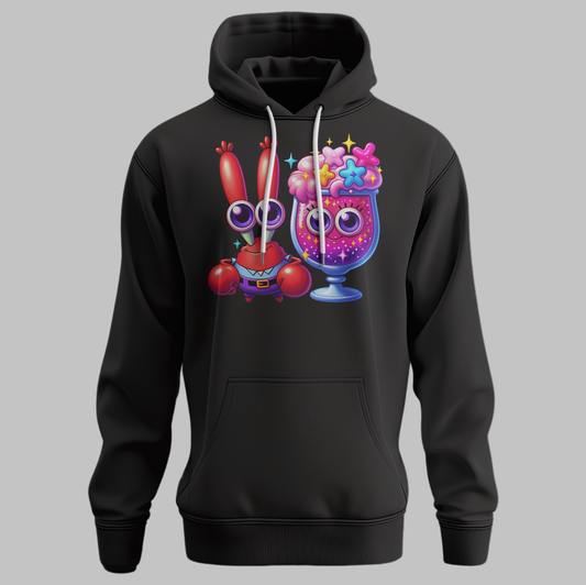 Crab and Cocktail Fun Hoodie