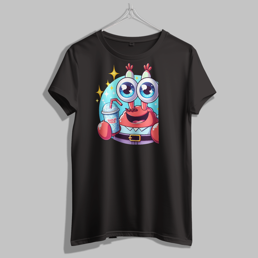 Happy Crab Sips Graphic Tee