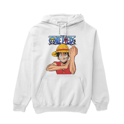 One Piece Anime Classic Luffy & Logo Hoodie