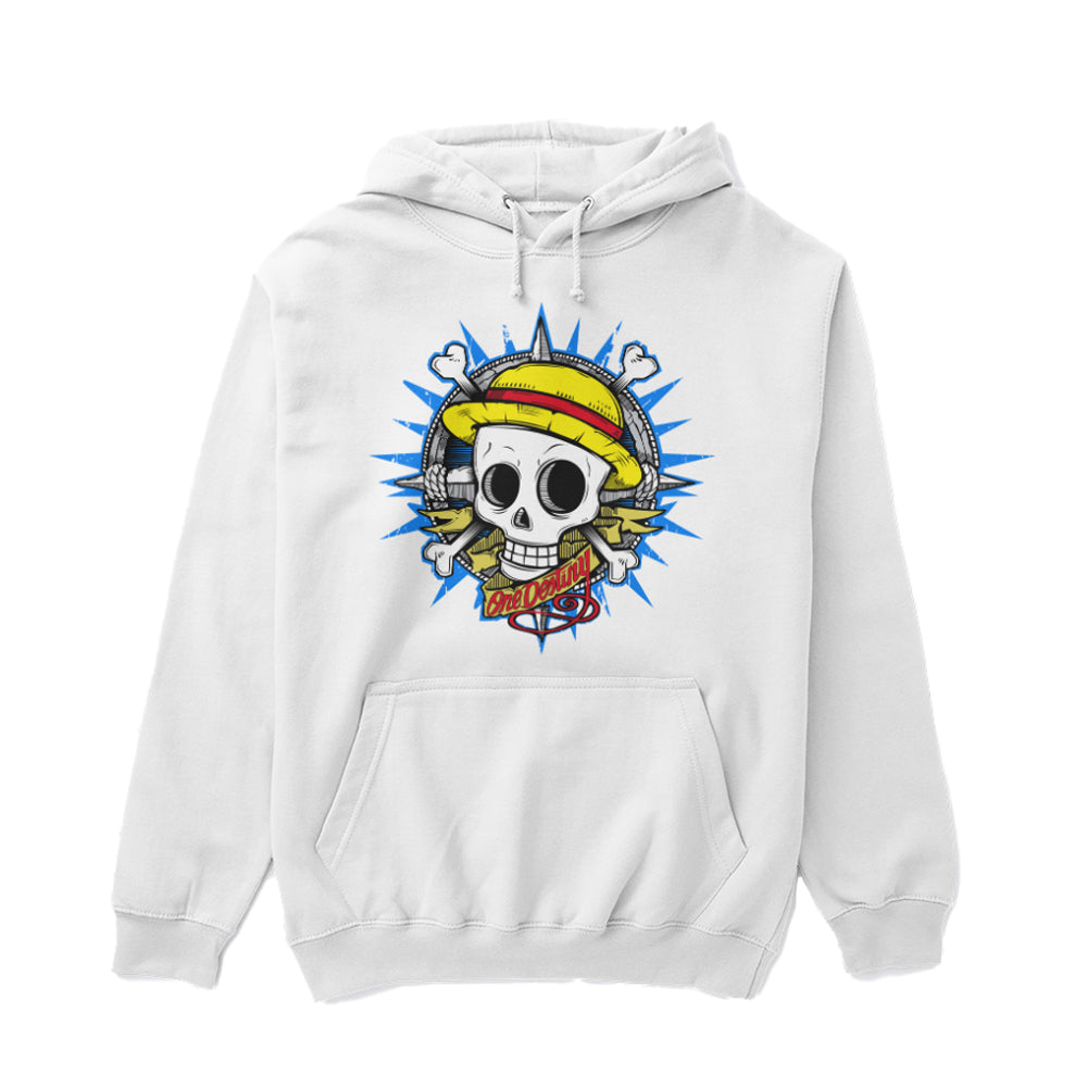 One Piece Anime Straw Hat Skull "One Destiny" Hoodie