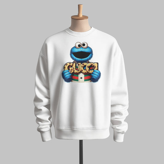 Inspired by Gucci Cookie Monster Sweatshirt