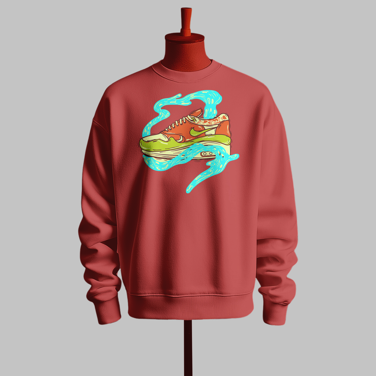 Nike-Inspired - Casual Graphic Sweatshirt