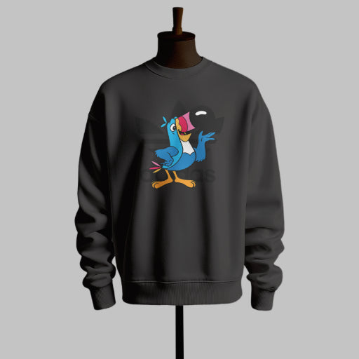 Cartoon Toucan Vintage Sweatshirt