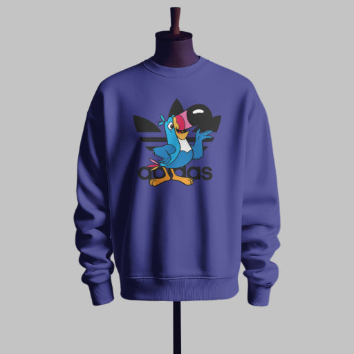 Cartoon Toucan Vintage Sweatshirt