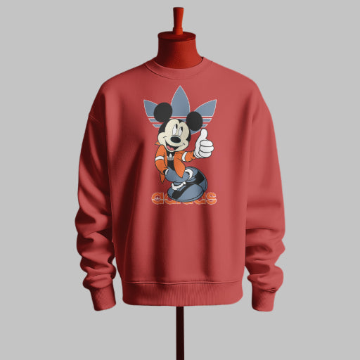 Inspired by Adidas Mickey Unisex Sweatshirt