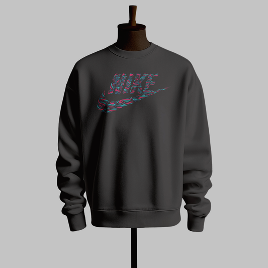 Inspired by Nike - Printed Sweatshirt