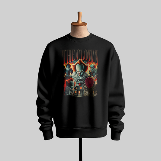 Creepy Clown Halloween Sweatshirt
