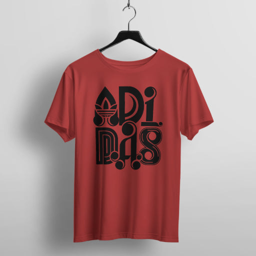 Inspired by Adidas Logo Printed Bold Tee