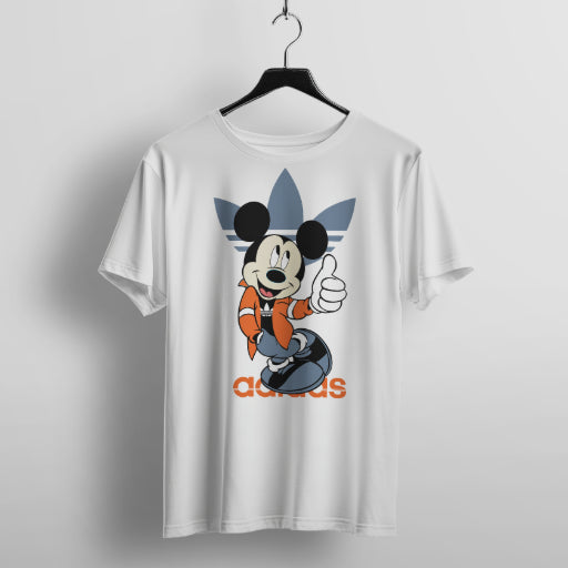 Inspired by Adidas Mickey mouse graphic t-Shirt