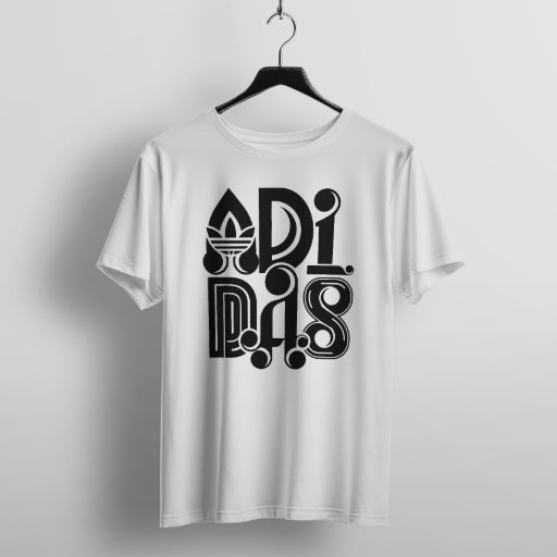 Inspired by Adidas Logo Printed Bold Tee