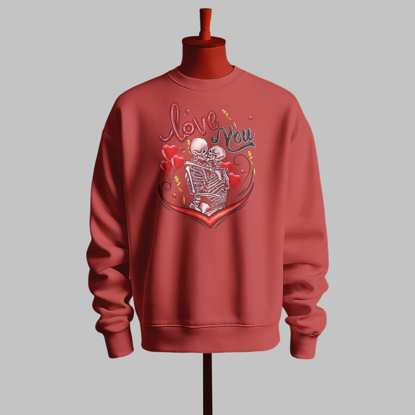 Skull Valentine Sweatshirt