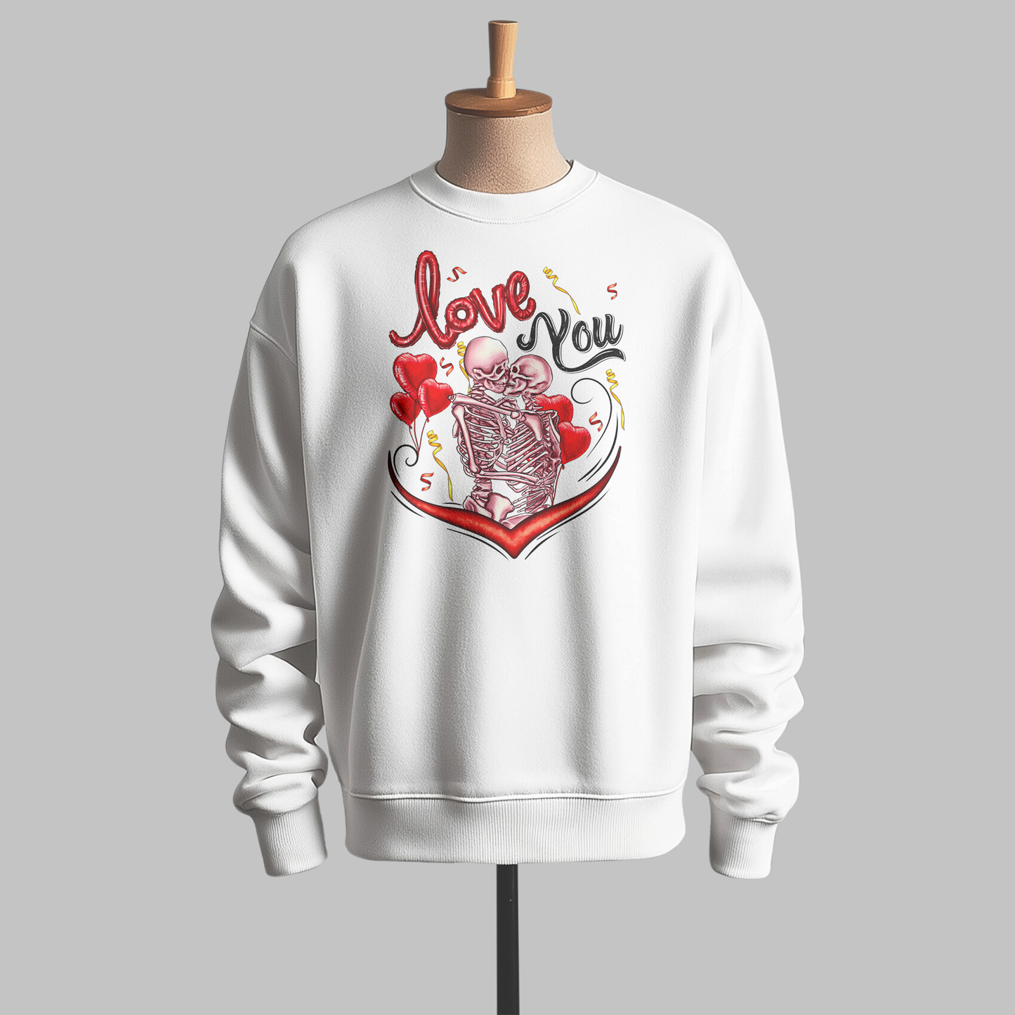 Skull Valentine Sweatshirt