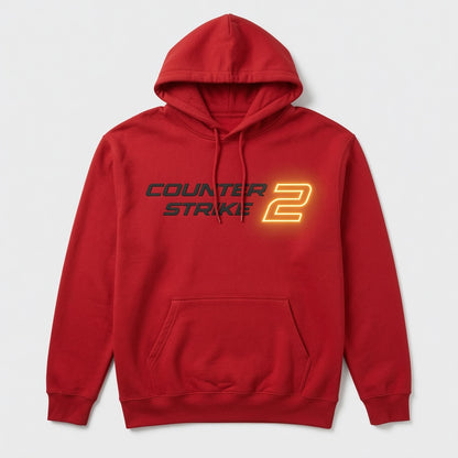Counter-Strike 2 Hoodie CS2 Gaming Men Black Pullover Graphic Sweatshirt Gift