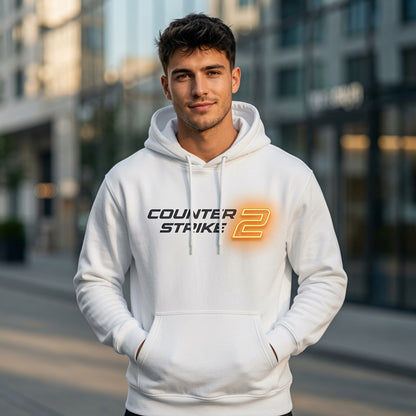 Counter-Strike 2 Hoodie CS2 Gaming Men Black Pullover Graphic Sweatshirt Gift