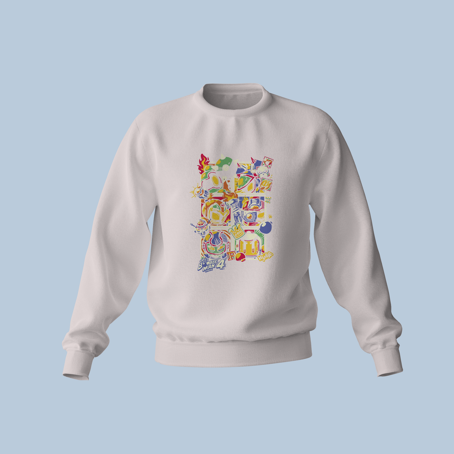 Bomberman 4 Retro Video Game Sweatshirt
