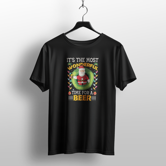 Most Wonderful Time For a Beer Christmas T-Shirt