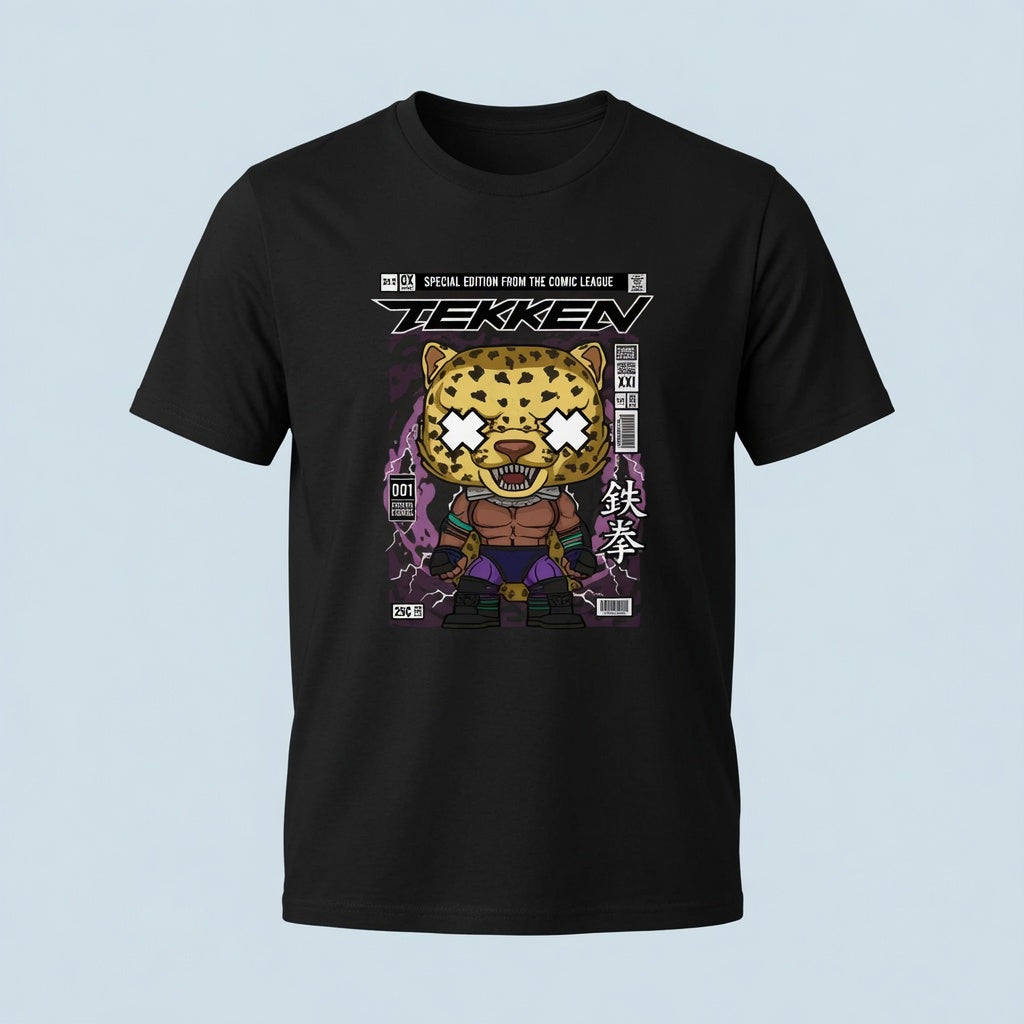 "Tekken King" Comic League Edition Graphic T-Shirt