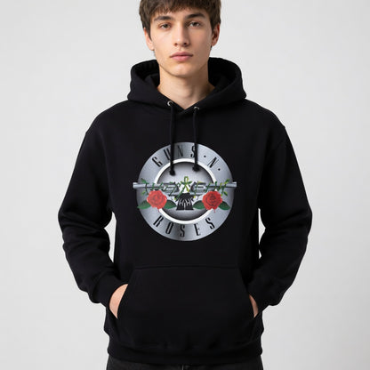 Guns & Roses Classic Bullet Logo Pullover Hoodie